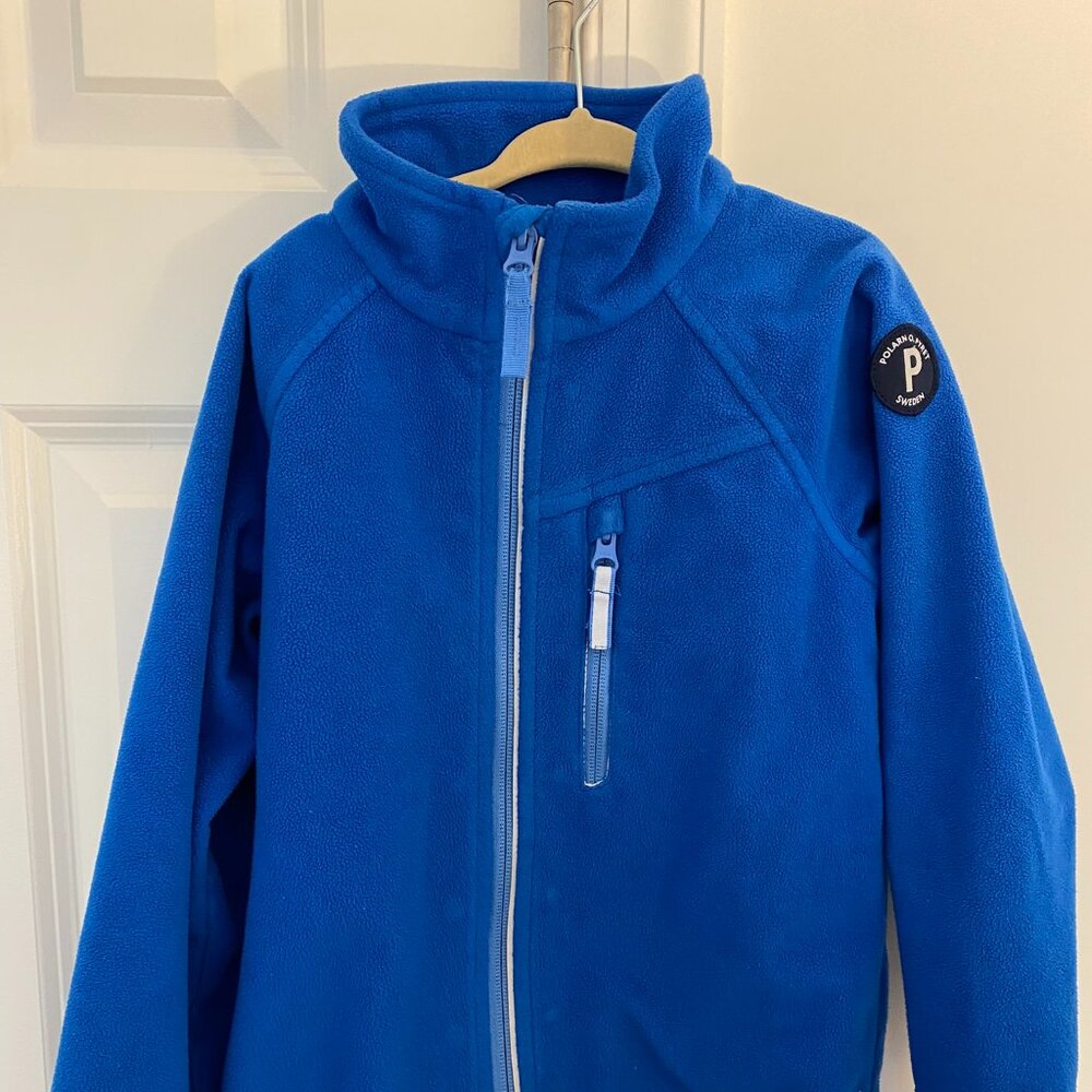 Polarn O. Pyret blue fleece size 5-6